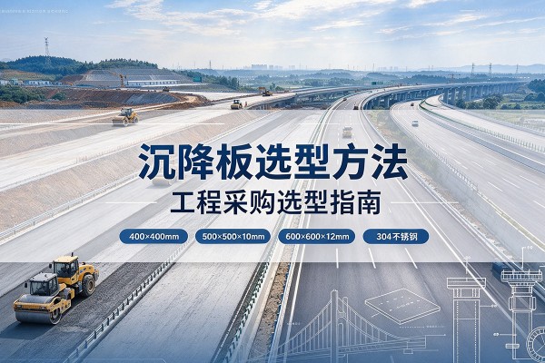 鼎湖沉降板选择方法