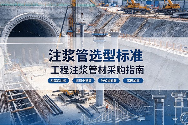 鼎湖注浆管选型标准